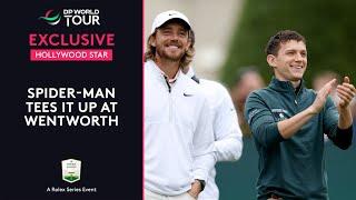 Tom Holland Plays Golf with Tommy Fleetwood | 2024 BMW PGA Championship