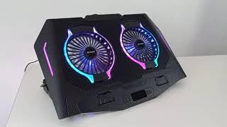  COOLER PARA LAPTOP GAMER HA-N10 RGB CYBERCOOL