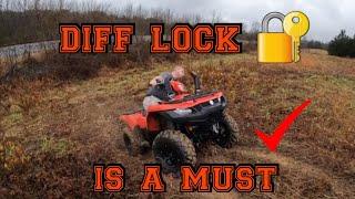 kingquad 750 how diff lock works