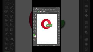 Opera Mini Logo Design in Illustrator #shorts #tutorial #illustrator
