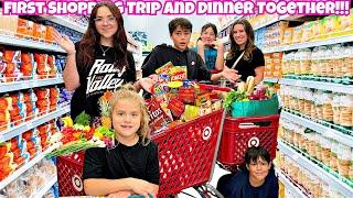 First Grocery Shop! | LARGE Family Dinner..