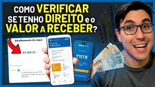 Como VERIFICAR o VALOR que você vai receber? FGTS: SAQUE-ANIVERSÁRIO LIBERADO 2025