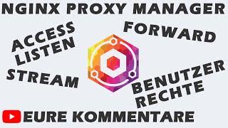 NGINX Proxy Manager - Weitere Funktionen und Dienste