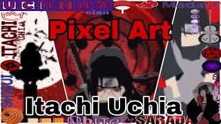 Pixel Art Itachi Uchia