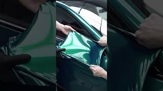 Mirror wrapped in Spanish Viridian