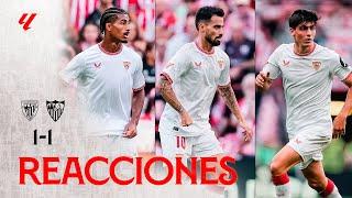 Las declaraciones de los protagonistas en el #AthleticSevillaFC