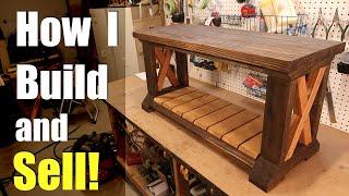 A Typical Day of Woodworking ~ Plus Tips on Selling on Facebook Marketplace   #woodworking