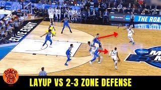 How to beat a 2-3 zone defense