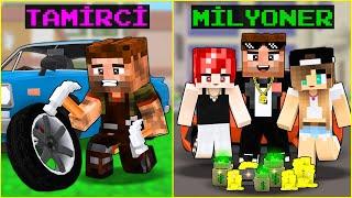 ALI'S LIFE FROM MECHANIC TO MILLIONAIRE!  -Minecraft