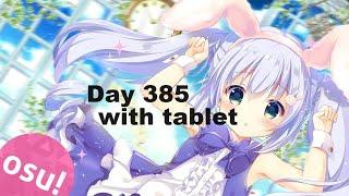 My Self Osu Motivation|Playing Dan Dan|Day 385 with tablet