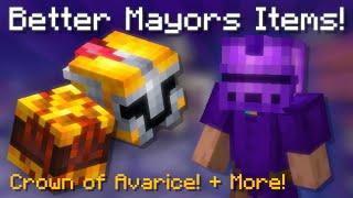 Better Mayors Items! New Armor! Mining Equipment + More! (Hypixel Skyblock News)