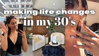 making LIFE CHANGES in my 30's | VLOG: office tour, gym, cooking at home, lymphatic massage