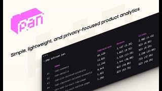 Pan v0.1 is out today: an open-source and privacy-focused analytics PHP package.