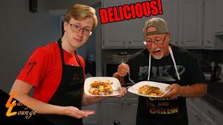 Uncle Larry and Tom Make Ravioli Lasagna!