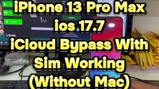 iCloud Bypass iPhone 13 Pro Max ios 17.7 Windows