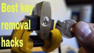 How to remove broken key from lock - DIY snapped key hacks