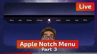 Creating Apple Notch Menu Part 3 — Animation from the center