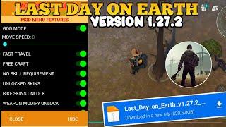 NEW UPDATE!! LAST DAY ON EARTH MOD MENU APK V1.27.2 UNLOCK ALL FREE CRAFT