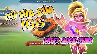 IGG TROLL LEO SLAYER | FREE 200K GEMS? LORDS MOBILE