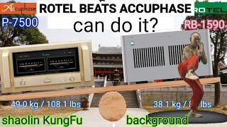 aCcUpHaSe P-7500 power amplifier defeated by it's rival rOtEL RB-1590 ?