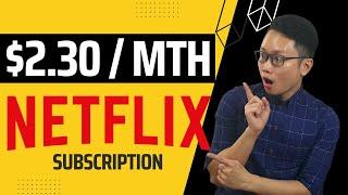 Netflix Cheapest Subscription at USD2.30 Per Month