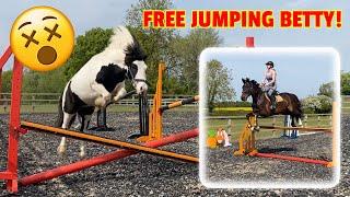 FREE JUMPING BETTY / Dyanne preparing for Windsor