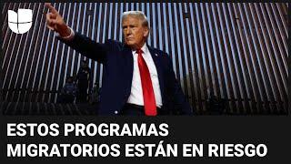 Victoria de Trump amenaza varios programas migratorios: te contamos cuáles y qué se puede esperar