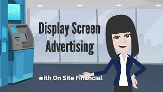 Display Screen Marketing with ATM toppers