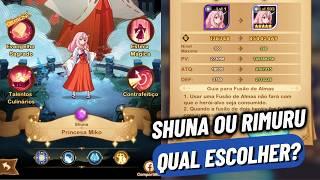 RIMURU OU SHUNA, QUAL ESCOLHER? - AFK ARENA