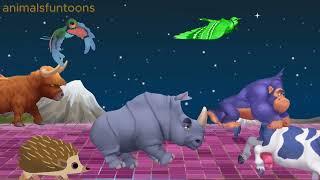 WILD Animal Stampede CHAOS in 3D Cartoon Animation!