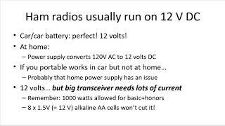 Lesson 11 for Ylab's Canadian Amateur Radio License Course