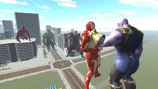 Franklin Becomes Avengers Superheroes to Fight Giant Thanos - INDIAN BIKES DRIVING 3D