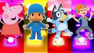 Peppa Pig Exe  Pocoyo Exe  Bluey Exe  Blippi Exe | Who Is Win  #exe #fnf