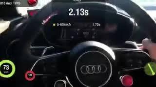 AUDI TTRS TTE625 1/2 mile test (full weight street tires)