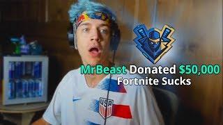 I Donated $50,000 To Ninja - Fortnite