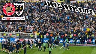 THE WOMBLES RETURN TO LEAGUE ONE!! | AFC Wimbledon v Walsall Match Vlog