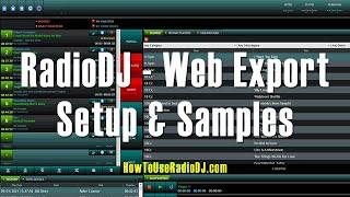 RadioDJ Web Export Setup