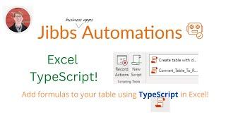 Excel Automate - Add Month and Year Formulas to Table Using Typescript!