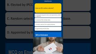 How are IPCC authors selected?