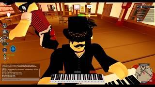 Playing Astronomia Coffin Dance on Piano (Roblox)