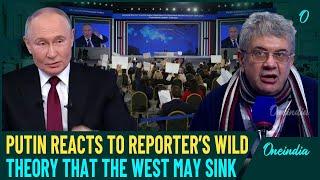 Putin-Reporter War of Words: Tensions Erupt Over Wild Claim That West Could Sink Underwater | Watch