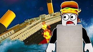 OB & I Must Escape The SINKING TITANIC! - Roblox Multiplayer Survival