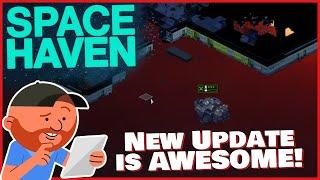 Space Haven [LIVE] S13 E02 | Digging In To The New Stuff! | Space-ship Building Sim