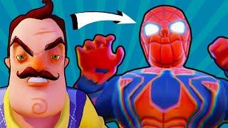 Hello Neighbor!!! Spiderman !!! NEW!!! ПРИВЕТ СОСЕД! СОСЕД ПАУК!!!