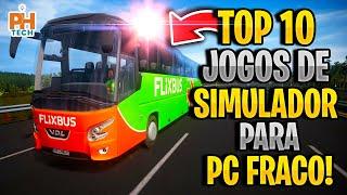 TOP 10 melhores JOGOS de Simulador para PC Fraco