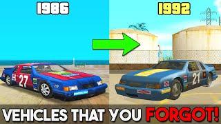 FORGOTTEN Vice City Vehicles In GTA San Andreas That YOU Don't Use! #gta #sanandreas