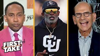 FIRST TAKE | "Deion Sanders will make Playoff" - Paul on Colorado is ranked 20 in First CFP Rankings