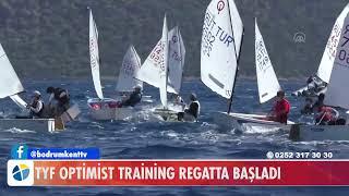 TYF OPTİMİST TRAİNİNG REGATTA BAŞLADI