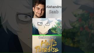 Voice Actors from Anime - Alehandro Saab @KaggyFilms #jigokuraku #foodwars #platinumend
