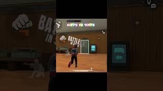 60FPS VS 90FPS NEW UPDATE IN FREE FIRE MAX || FREE FIRE ADVANCE SERVER REVIEW #SHORT#FREEFIRE#VIRL